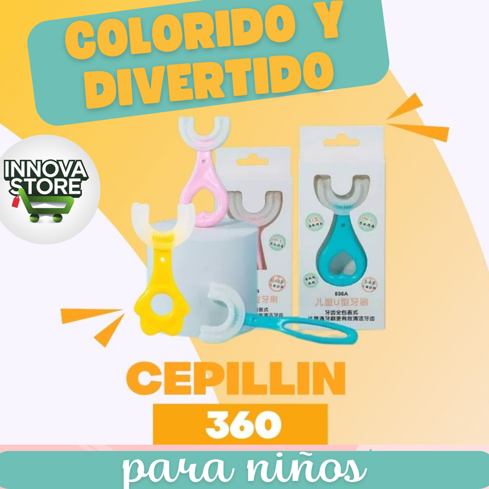 🌈 ¡CEPILLIN 360 - El Cepillo Infantil que Convierte el Cepillado en Diversión! 🦷✨